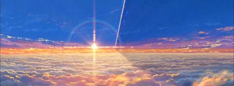 Anime Your Name Meteorite Facebook cover Anime Cover Photo Facebook Aesthetic, Anime Cover Photo Facebook, Anime Twt Header, 1024 X 576 Pixels Aesthetic, Aesthetic Green Anime, Cover Photo Anime, 1024 X 576 Pixels, Twitter Header Anime, Banner For Twitter