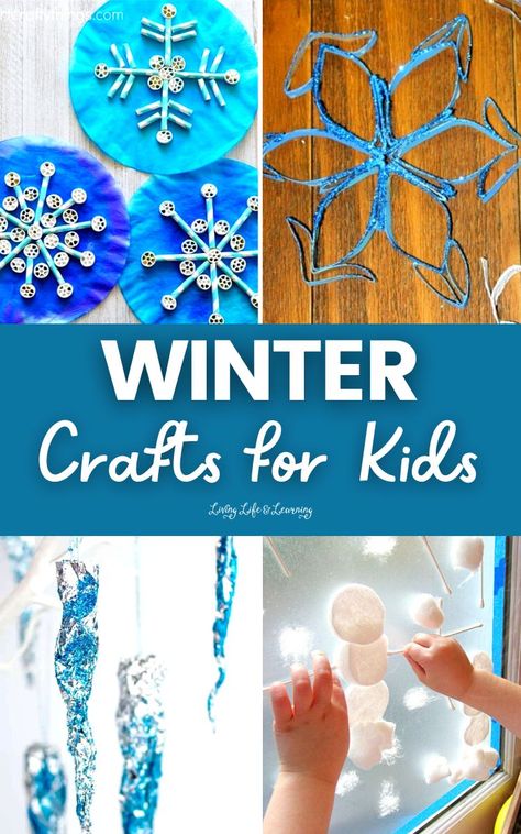 Winter Day Celebration In Preschool, Winter Party Crafts For Kindergarten, Kindergarten Crafts Winter, Winter Class Crafts For Kids, Winter Crafts For 1st Graders, Snow Day Activities For Toddlers, Winter Pre K Crafts, Winter Arts And Crafts For Kids Easy, Snow Flake Crafts For Toddlers