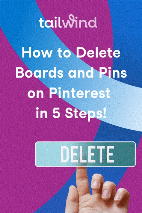 How to Delete Boards and Pins on Pinterest in 5 Steps! - Tailwind Blog Pinterest Tutorial, Delete Pin, Iphone Information, Pinterest Tutorials, Iphone Info, Pinterest Guide, Learn Pinterest, Pinterest Hacks, Ipad Hacks