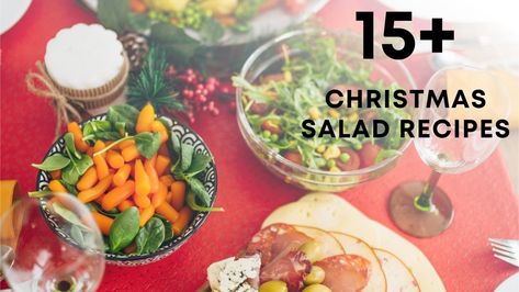 Christmas Salad Recipes, Brunch Appetizers, Christmas Salad, Christmas Salads, Healthy Holidays, Recipes Salads, Christmas Treats, Christmas Recipes, Festive Christmas