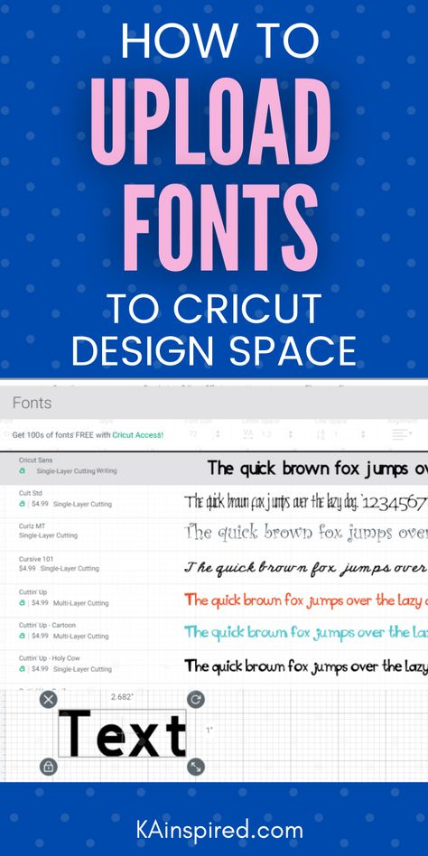 HOW TO EASILY ADD FONTS TO CRICUT DESIGN SPACE Free Svg Fonts, Best Calligraphy Fonts, Best Cursive Fonts, Free Fonts For Cricut, Free Calligraphy, Space Font, Svg Fonts, Free Calligraphy Fonts, Cricut Access