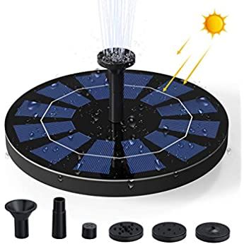 Lewisia Solar Bird Bath Fountain 1.5W Solar Power Water Pump for Birdbath Small Pond Garden Decoration: Amazon.co.uk: Garden & Outdoors Pond Aquarium, Green Home Design, Solar Powered Water Pump, Solar Powered Fountain Pump, Solar Pond, Solar Bird Bath, Aquarium Garden, Water Fountain Pumps, Solar Powered Fountain