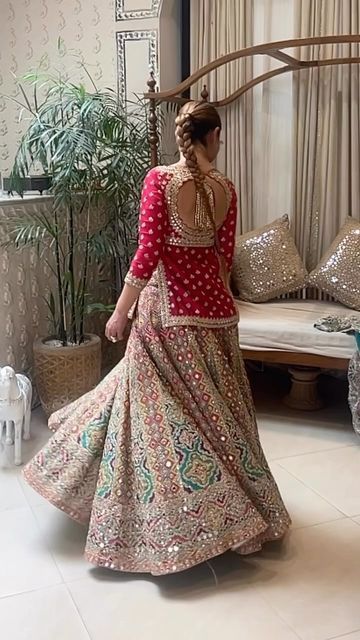 Mirrorwork Lehenga, Lehengas Wedding, Mirror Work, Lehenga, On Instagram, How To Wear, Instagram, Design