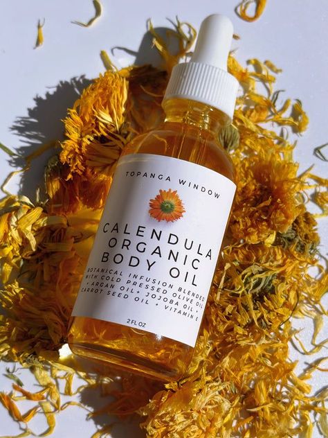 Calendula oil#makeupinspiration #beautytips #skincareroutine #makeuptutorial #cosmeticshaul #naturalbeauty #aestheticmakeup #makeupideas #minimalmakeup #cleanbeauty #glowyskin #everydaymakeup #beautyessentials #cosmeticsreview #makeuptrends #aestheticbeauty #nomakeuplook #selfcareroutine #luxurybeauty #vegancosmetics Organic Skin Care Packaging, Calendula Infused Oil, Calendula Flowers, Infused Oil, Calendula Oil, Organic Oils, Healing Oils, Feminine Care, Infused Oils