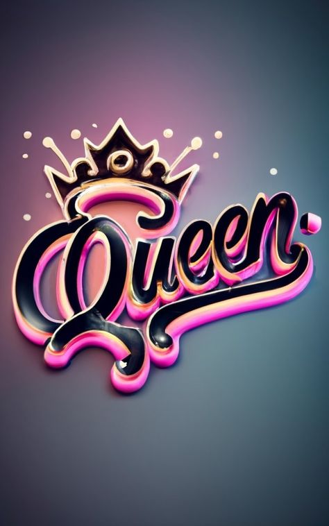 My Queen Wallpaper, Queen Wallpaper Crown, Queen Wallpaper, Valentines Day Poems, Lips Art Print, Pretty Wallpaper Ipad, Queen Images, Letter Art Design, Queens Wallpaper