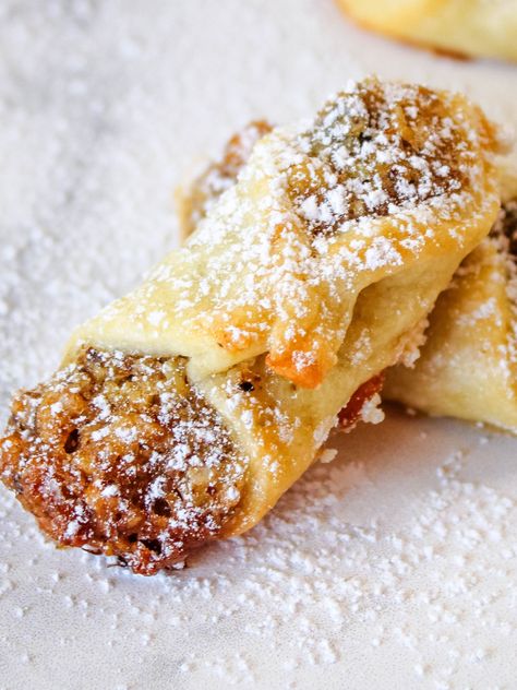 "These Italian Nut Rolls/Cookies... - Just A Pinch Recipes Italian Nut Rolls/cookies, Italian Nut Rolls, Italian Nut Roll Cookies, Pinch Cookies, Nut Roll Cookies, Walnut Rolls, Nut Roll Recipe, Rugelach Cookies, Italian Rolls