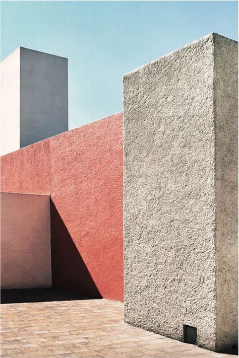 What inspiration board is complete without Luis Barragan? Seeing this makes us want to take another trip to Mexico City. Photo Credit: Archeyes #casabyjj #interiordesign #homeaccessories #luxuryinteriors #londoninteriors #archivalrevival #britishinteriorstyle #josephinejenno #homeware #luxuryhomeware #uniquehomeware #perfectgifts #slowhomeware #slowdecor #art #circulareconomy #luisbarragan Barragan Architecture, Luis Barragan Bathroom, Louis Barragan, Casa Batllo Barcelona Interiors, Casa Bonay Barcelona, Luis Barragan Architecture, Circular Economy, Color Stories, Mexico Travel