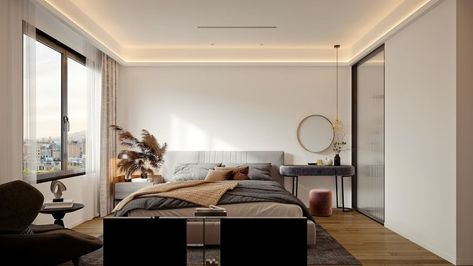 Upgrade your home’s ambience in an instant with innovative cove lighting - Home & Decor Singapore Cove Lights, Scene Bedroom, Library Bedroom, Hotel Suite Luxury, Teen Bedroom Designs, Modern Luxe, Cove Lighting, Mens Bedroom