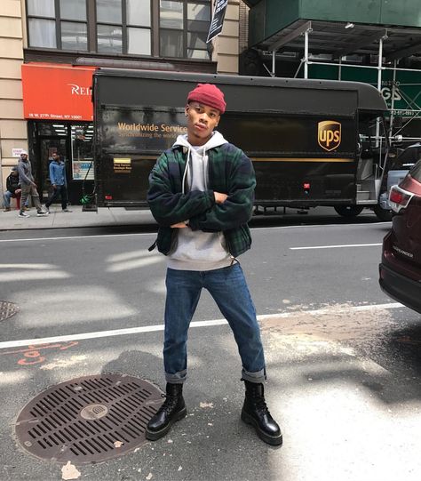 3,677 Likes, 22 Comments - RB (@rahquisebowen) on Instagram Doc Martens Homme, Urban Fashion Outfits, Dr Martens Men Outfit, Dr Martens Men, Teen Winter Outfits, Urban Fashion Editorial, Dr Martens Outfit, Urban Fashion Girls, Doc Martens Outfit