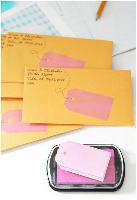 Diy Stamps, Pocket Letter, Crafty Craft, Crafty Diy, Craft Time, Mail Art, Pink And Yellow, Mini Album, Homemade Cards