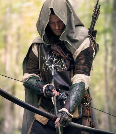 Bow And Arrow, Medieval Clothing, Fantasy Male, Fantasy Costumes, Fantasy Armor, Fantasy Warrior, Action Poses, Fantasy Inspiration, 영감을 주는 캐릭터