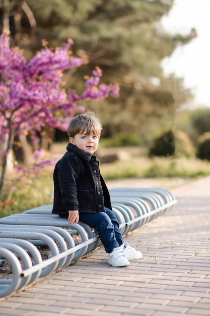 Cute baby boy 1-2 year old wear casual d... | Premium Photo #Freepik #photo #baby-fashion #toddler #happy-baby #cute-baby Baby Boy Outdoor Photoshoot, 2 Year Baby Boy Photoshoot, Toddler Boy Photography, Baby Boy Photoshoot, Baby Bot, Boy Photoshoot, Toddler Photoshoot, Boy Photo Shoot, Casual Denim Jacket