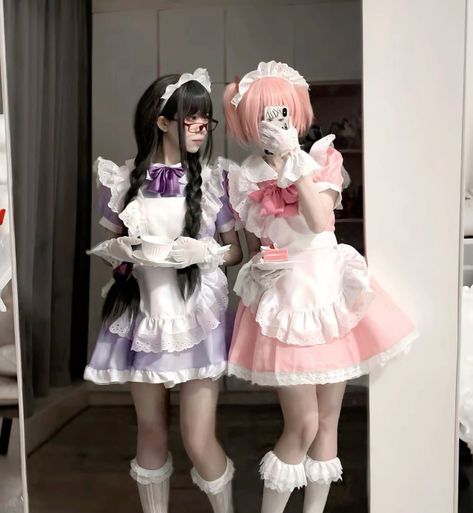 Madoka Cosplay, Cosplay Cute, Maid Cosplay, Cosplay Characters, Pink Girly Things, Amazing Cosplay, Cute Cosplay, Madoka Magica, Pose Reference Photo