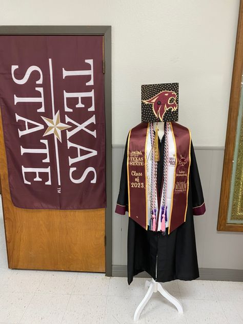 Texas state graduation party decor Texas State University Graduation Party, Texas State Graduation Party, Drill Team Pictures, Drill Team, University Graduation, Texas State University, Team Pictures, Texas State, Graduation Party Decor