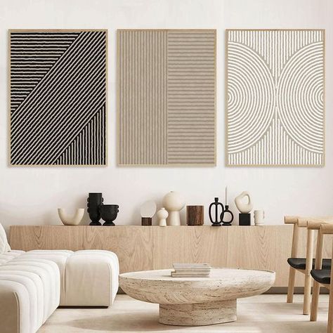 PRICES MAY VARY. 【Neutral Wall Art Size】: Size:12x16in(30x40cm). only contains canvas poster, unframed 【Modern Abstract Wall Art】: The combination of simple patterns and lines creates an elegant and warm atmosphere for the room, Adding minimalist and abstract elements to the wall makes the room more cozy, unique, and artistic and the vivid color brings you the perfect visual enjoyment. 【Minimalist Home Decor】: The minimalistic design effortlessly complements various decor styles, making it a ver Couch Wall Decor, Wall Decor Living Room Modern, Brown Wall Decor, Modern Boho Living Room, Abstract Elements, Boho Minimalist, Brown Walls, Minimalist Home Decor, Boho Living Room