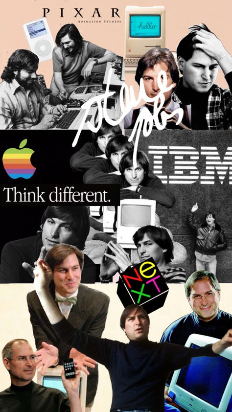 #stevejobs #apple #pixar #next #vibes #tv #applecomputer #iphonewallpaper #iphone #wallpaper Steve Jobs Photo, Steve Jobs Apple, Coding Games, Physics Humor, Job Poster, Job Inspiration, Steve Jobs Quotes, Life Advice Quotes Inspiration, Achilles And Patroclus