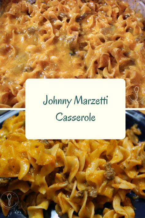 Yumzetti Casserole, Johnny Marzetti Recipe Easy, Mazetti Recipe, John Marzetti Casserole, Johnny Marzetti Recipe With Egg Noodles, Johnny Marzetti Recipe Casseroles, Marzetti Recipes, Johnny Marzetti Casserole Recipe, Johnny Marzetti Recipe