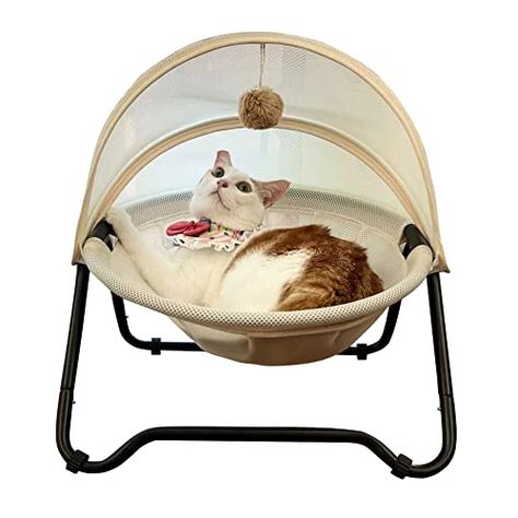 Luxury Cat Bed, Bed For Cats, Pet Hammock, Hammock Bed, Luxury Cat, Cat Hammock, Cat Help, Bedding Brands, Indoor Cat