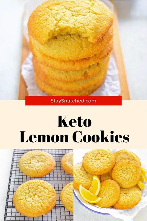 Galletas Keto, Healthier Me, Cookies Video, Lemon Cookies Recipes, Soft Cookies, Keto Cookie Recipes, Almond Flour Cookies, Baking With Almond Flour, Postre Keto