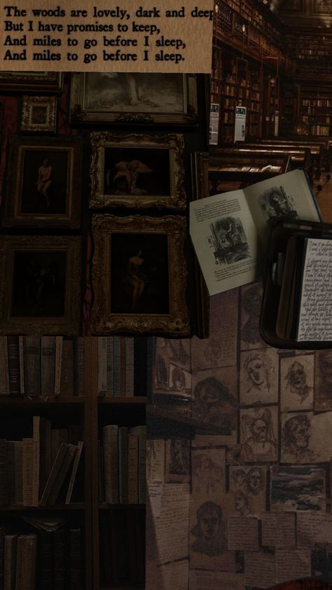 Dark Academia Screensaver, Dark Academia Aesthetic Pictures, Dark Library Aesthetic, Dark Academia Painting Wallpaper, Dark Academia Wallpaper Collage, Dark Academia Environment, Dark Academia Painting, Rain Aesthetic Dark Academia, Chaotic Academia