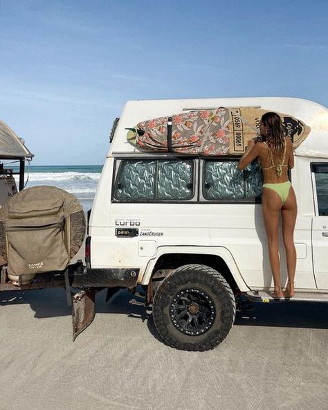 Troopy Life, Vanlife Travel, Aus Travel, Van Life Beach, Beach Van, Travel Vibes, Living By The Beach, Car Life, Van Aesthetic