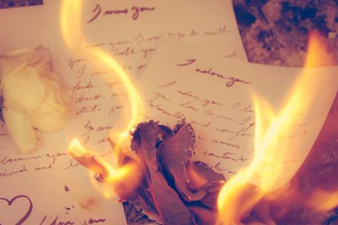 ; Goodbye To Love, Miss Havisham, Letter Photography, The Rocky Horror Picture Show, Burning Love, Old Love, Fire Heart, Vintage Paper, Love Letters