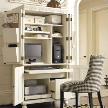 bedroom decorating ideas expecting more from your bedroom, bedroom ideas, home decor, painted furniture Office Armoire, Armoire Desk, Hidden Desk, Computer Armoire, Armoire Makeover, Tiny Office, Small Space Office, Office Guest Room, Bedroom Armoire