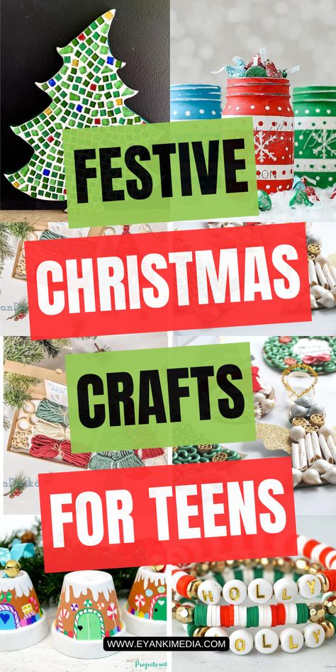 Looking for fun and easy holiday activities for teens? These DIY Christmas crafts are perfect for getting into the festive spirit! From cute ornaments to unique gifts, teens will love these simple and creative projects. Perfect for crafting at home or with friends! #ChristmasCrafts #DIYForTeens #HolidayCrafts #TeenCrafts via @eyankimedia Big Kid Christmas Crafts, Christmas Craft 4th Grade Kids, Christmas Craft For 3rd Grade, Cool Diy Christmas Gifts, Crafts For Teen Girls To Make, Christmas Crafts For Classroom Party, Christmas Crafts High School, Christmas Activities For Boys, Ornament Crafts For Teens