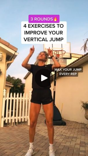 705K views · 9.7K reactions | 4 Exercise To Improve Vertical Jumps At Home #volleyball #workout #team #gamergirl #athlete #practice #reelsviral #game #girls #gaming #reelsfb #basketball | Kristi Tekavec | Kristi Tekavec · Original audio Kristi Tekavec, Workouts To Increase Vertical Basketball, How To Improve Your Vertical Jump Volleyball Workouts, At Home Volleyball, Vertical Jump Training Volleyball, Jump Higher Workout Basketball, Vertical Jump Workout Basketball, Volleyball Workout, Basketball Workout