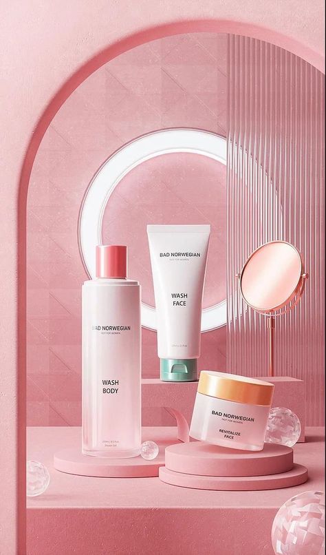 Photography Posters, Cosmetic Creative, Cosmetics Mockup, Beauty Posters, Cosmetics Photography, Elegant Beauty, Beauty Products Photography, Cosmetic Design, 3d Video