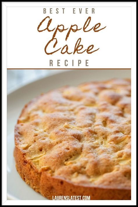 I’m so excited to be sharing this recipe for Fresh Apple Cake with you all today! It’s a super-simple recipe that is made from scratch using pantry ingredients and fresh apples peeled and diced to keep your cake moist and fresh. It’s truly a delicious recipe you will want to make again and again. Simplicity at its best. Best Jewish Apple Cake Recipe, Old Fashioned Apple Cake, Best Apple Cake, Cake Easy Recipe, Moist Pound Cake, Apple Cake Recipe, Fresh Apple Cake, The Best Dessert, Cake Easy