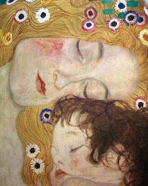 Art Post on Instagram: “Happy Mother’s Day 💕🌸🎶💕 Gustav Klimt The three ages of woman, 1905 (detail) Galleria Nazionale d'Arte Moderna e Contemporanea di Roma…” Gustav Klimt Art, Klimt Paintings, Klimt Art, Mother Child, Arte Sketchbook, Gustav Klimt, Mother And Child, 그림 그리기, Classic Art