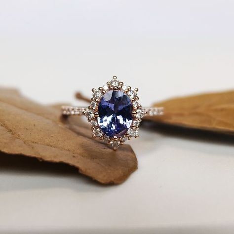 WillWork jewelry on Instagram: "Yes or no Tanzanite Engagement Ring💍" Tanzanite Wedding Ring With Brilliant Cut, Timeless Tanzanite Ring With Prong Setting, Brilliant Cut Tanzanite Ring, Gold Tanzanite Ring With Halo Setting, Oval Tanzanite Ring With Brilliant Cut, Tanzanite Engagement Ring, Future Engagement Rings, Engagement Rings, Instagram