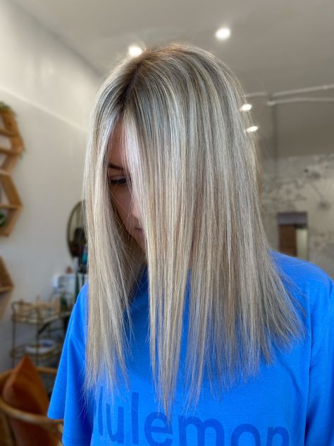 INSTAGRAM: https://www.instagram.com/hairby.rypharo/ #hair #hairgoals #blondehairstyles #blondebalayage #blondhair #blondies #blondehaircolor #kansascity #kcmo #haircolor #highlights #babylights #rootshadow #balayage #hairtransformation #hairstyles Highlights Babylights, Full Highlight, Money Piece, Shadow Root, Eyeliner Styles, Sporty Hairstyles, Blonde Balayage, Hair Transformation, Blonde Hair Color