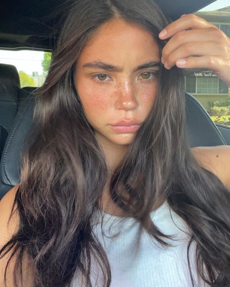 Christina Nadin (@christinanadin) posted on Instagram • Jul 13, 2021 at 6:20pm UTC No Make Up Make Up Look, Christina Nadin, Natural Makeup Style, Freckles Makeup, Drew Starkey, Dream Hair, Pretty Makeup, Pretty Face, Pretty Hairstyles