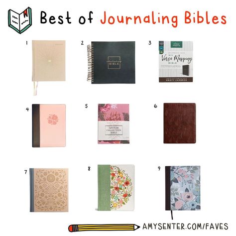 Check out Amy Senter's Amazon Page for my favorite Journaling Bible Recommendations! Bible Recommendations, Amy Senter, Bible 2, Journaling Bible, Inspirational Books, Favorite Products, Bible Journaling, Bible Study, To Read