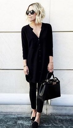 Black Leggings Outfit, Stylish Summer Outfits, Black Outfits, Legging Outfits, Looks Street Style, Looks Black, All Black Outfit, Sporty Chic, Work Attire