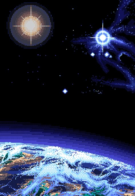 Pc98 Art, Space Pixel Art, Mundo Hippie, Pixel Wallpaper, Castlevania Wallpaper, Pixel Gif, Pixel Art Landscape, Piskel Art, Gif Wallpaper