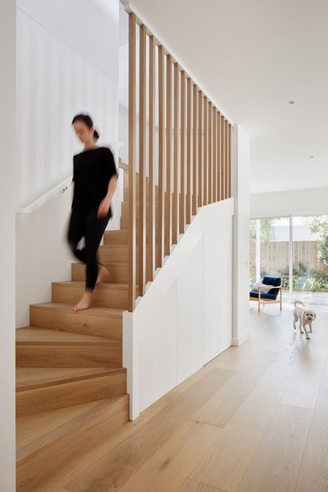 Scandinavian Staircase, Staircase Interior Design, Stairs Renovation, Staircase Design Modern, House Staircase, Staircase Makeover, Wood Staircase, Stairs Design Modern, Home Stairs Design