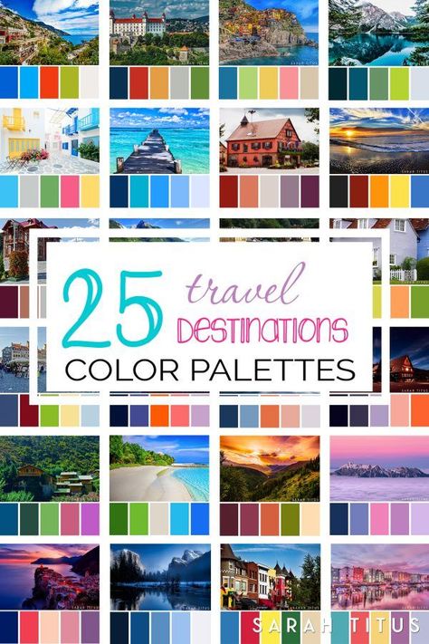 Slate Color Palette, Good Color Combos, Color Palette Combinations, Summer Color Palettes, Sarah Titus, Colours That Go Together, Yarn Color Combinations, Best Travel Destinations, Color Mixing Chart