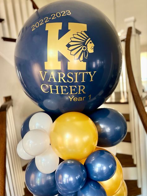 Cheer Balloons, 2enior Ye4r, Varsity Cheer, Cheer Party, Balloon Arch, Arch, Balloons