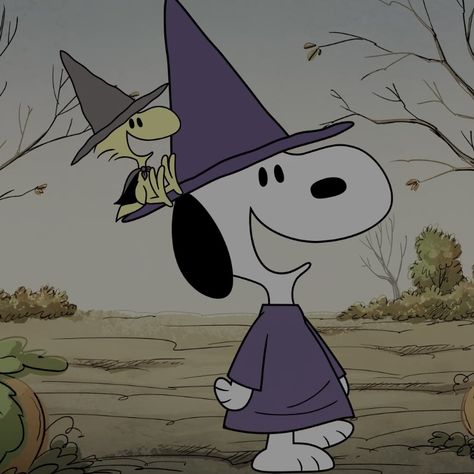 Witch, Snoopy, Halloween