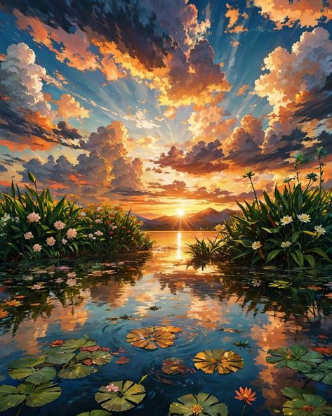 System Wallpaper, Macro Art, Love Photo, Cloud Painting, Beautiful Landscape Wallpaper, Instagram Look, Picture Credit, Ethereal Art, Beautiful Morning