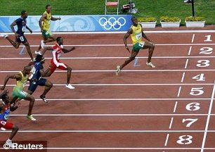 Usain Bolt of Jamaica celebrating while winning the men's 100m final at the Beijing 2008 Olympic Games. Jason Reed / Reuters Usain Bolt Running, Olympic Runners, Usain Bolt, Kids Diet, World Of Sports, 100m, Track And Field, Olympic Games, Denver