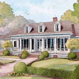 House Plan 2049 Bellewood Cottage by C. Brandon Ingram Design North Carolina Cottage, Small House Renovation, Southern Living House, Elegant Entryway, Southern Living House Plans, Pool House Plans, Brandon Ingram, Shingle Exterior, Dutch Door