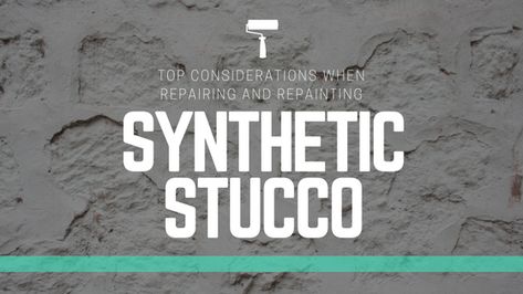 Before we go through the most important factors a commercial paint contractor should consider when repairing and painting synthetic stucco, it’s very important to understand the differences between this exterior siding option and “traditional” stucco. Synthetic Stucco Exterior, Stucco Finishes Texture Exterior, Performance Painting, Stucco Paint, Exterior Siding Options, Stucco Finishes, Painting House, Siding Options, Cladding Materials