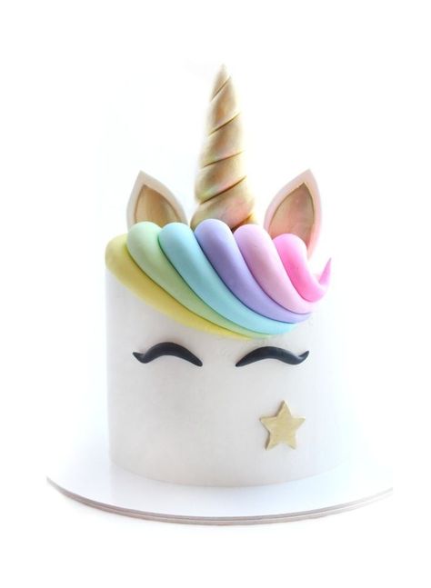 Unicorn Pastel Cake, Cake Designs Unicorn, Unicorn Cakes For Girls Birthday, Tort Unicorn, Unicorn Pasta, Cute Unicorn Cake, Birthday Cake Unicorn, Unicorn Rainbow Cake, Unicorn Cake Design