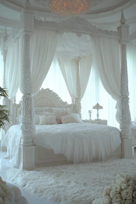 Angelic Bedroom, Angelic Room, Goddess Bedroom, Heaven Room, Heavenly Bedroom, Angel Bedroom, Fantasy Bedroom Ideas, Frosted Mirror, Fall Bedroom Ideas