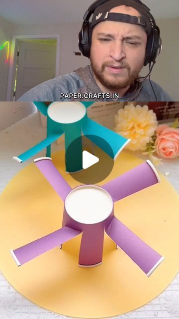 VORTEX on Instagram: "How to make a helicopter out of a cup" Paper Cup Helicopter, How To Make A Helicopter, Helicopter Helicopter Tiktok, Diy Helicopter, Helicopter Craft, Helicopter Parent, Coca Cola Can, Helicopter, Kids Crafts