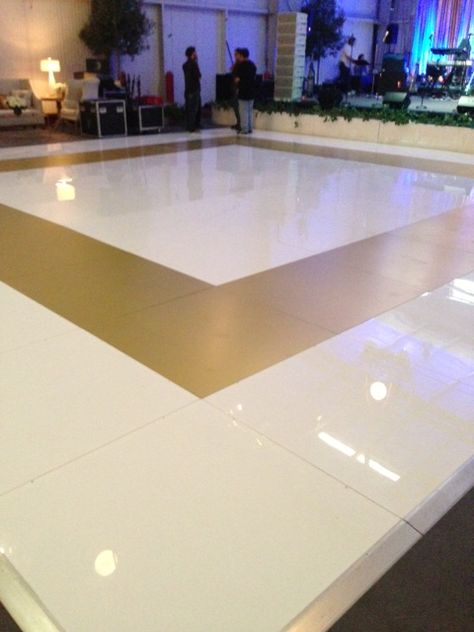 White and Gold Wedding. white and gold dance floor Houston with Keely Thorne White Dance Floor Wedding, White And Gold Dance Floor, Gold Dance Floor Wedding, Black White Dance Floor, Wedding Crest Dance Floor, Gold Bridesmaids, Dance Floor, Old Hollywood Glamour, Hollywood Glamour